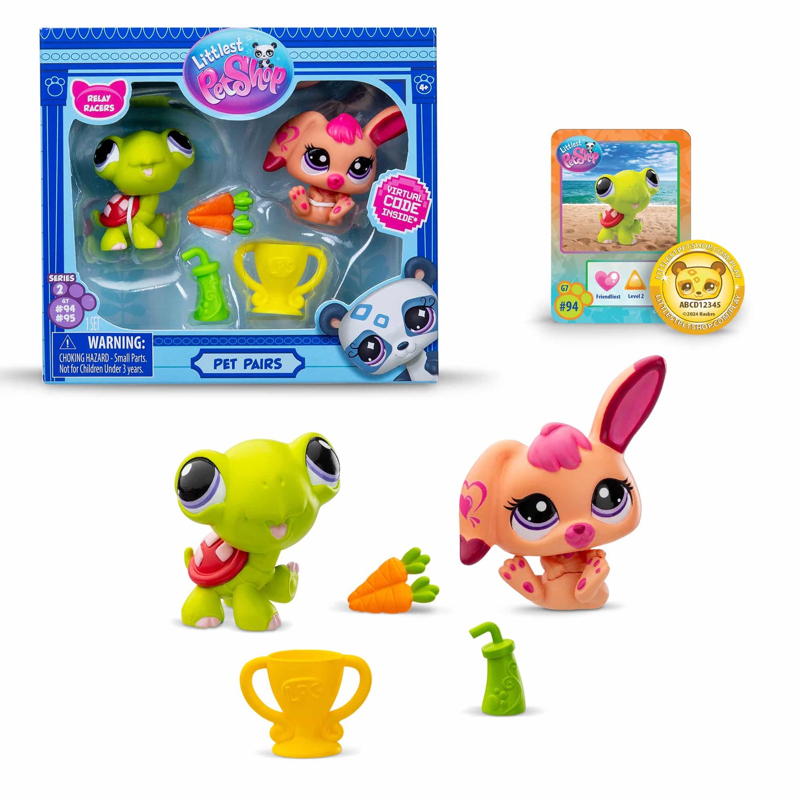 Littlest PetShop Pet Pairs Eläinparit Lajitelma - Relay Racers