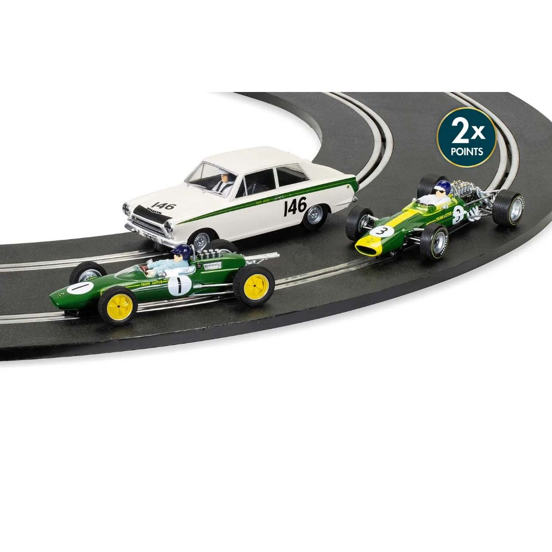 Scalextric Jim Clark -kokoelma 3-pack Scalextric-kilpa-autot C4395A
