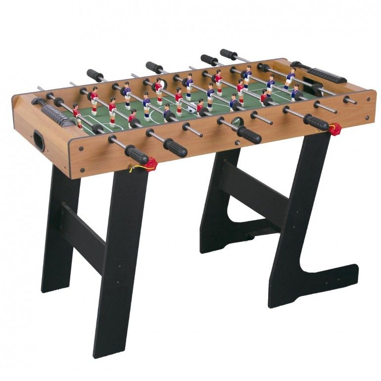 Puinen pöytäjalkapallopöytä jaloilla Pöytäjalkapallopeli Puu 1842
