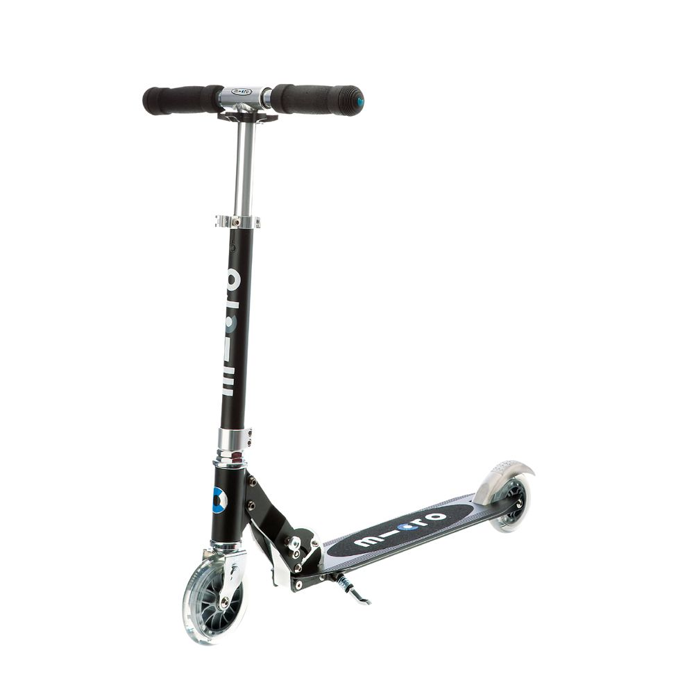 Micro Sprite taitettava potkulauta, musta Mikro skootteri 563170