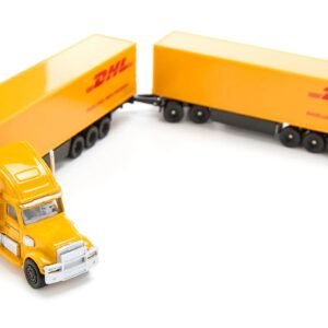 Siku 1806 Metallinen DHL Rekka Kahdella Perävaunulla