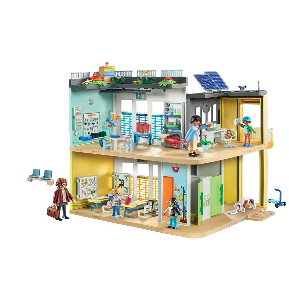 Suuri koulu Playmobil Rakennussarja City Life 71327