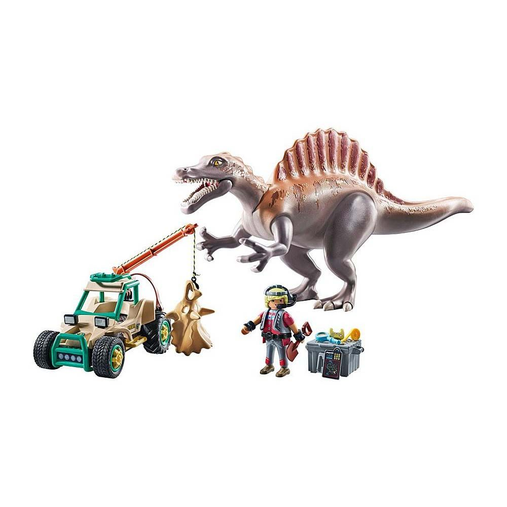 Spinosaurus-hyökkäys Playmobil Dino Rakennussarja 71820