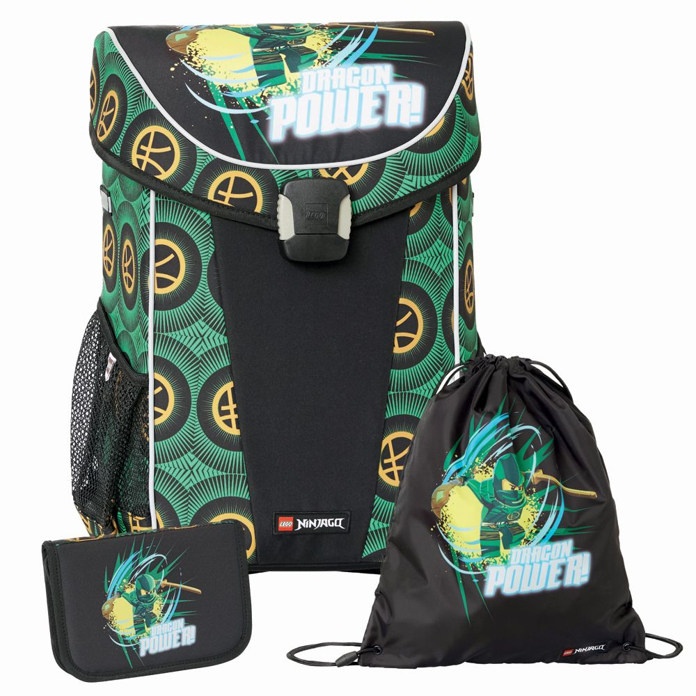 Lego Ninjago Dragon koulureppu 3 osaa Lego-reppu 139063