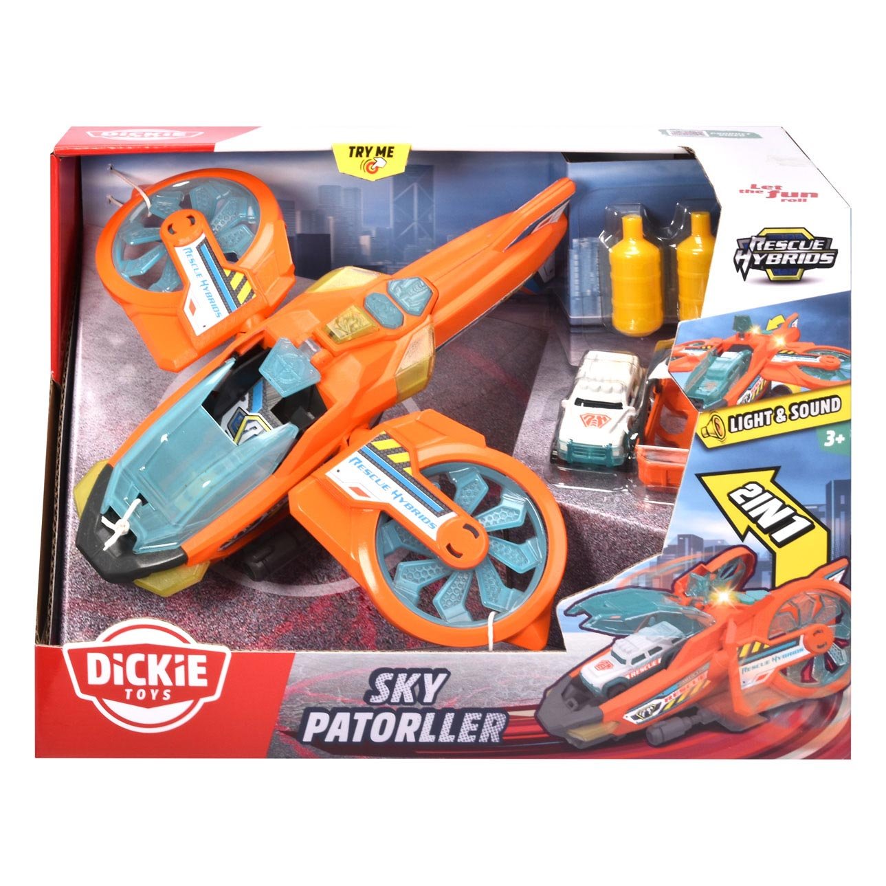 Dickie Toys Sky Patroller Valoilla ja Äänillä
