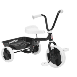 Kolmipyöräinen polkupyörä kippilavalla, musta Winther Kolmipyörä 40516