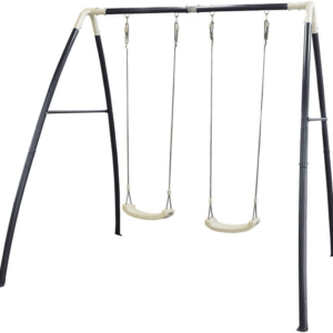 Metallinen keinu musta 2 keinua AXI keinutuoli 932444