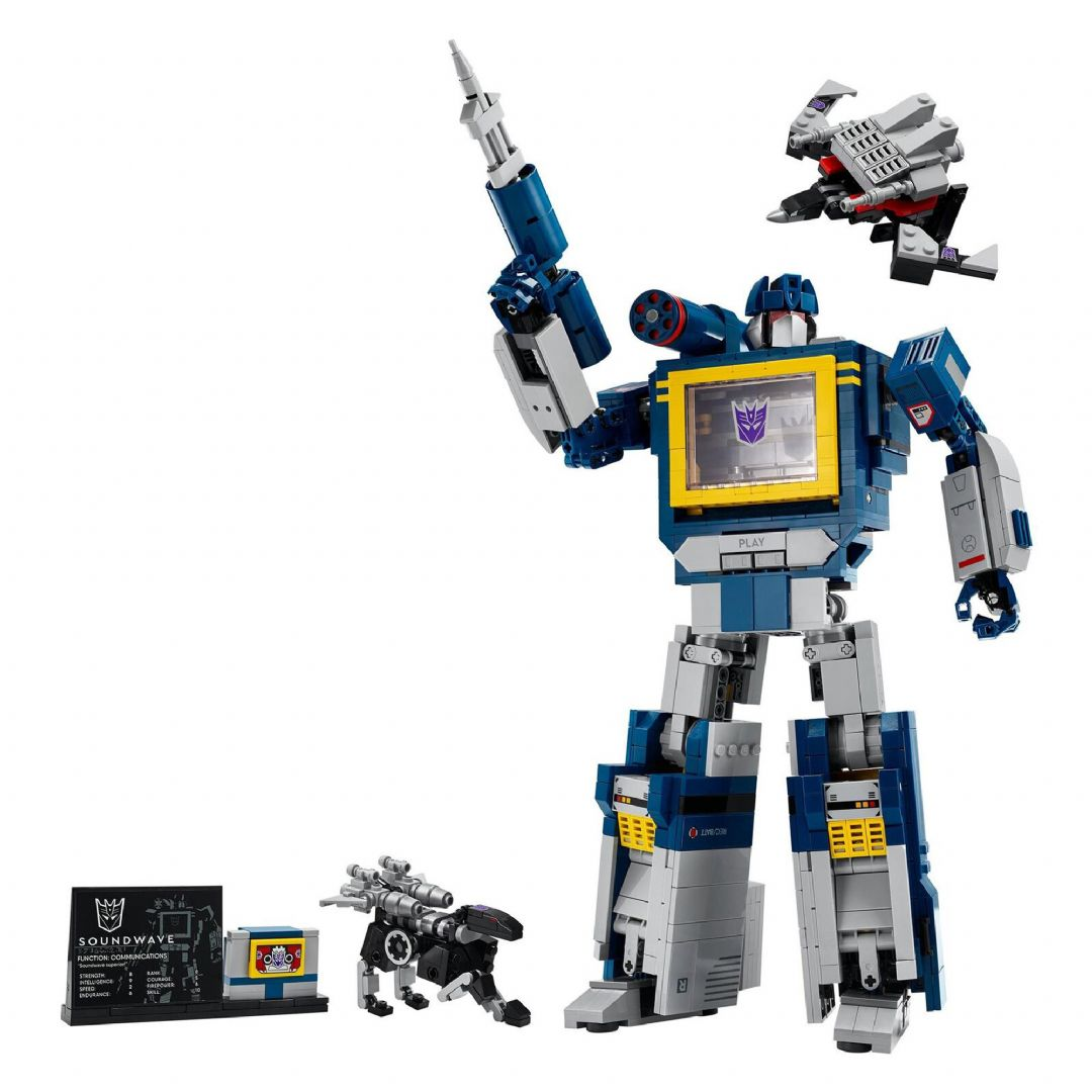 Transformers: Soundwave V29 Lego Rakennuspalikat Icons 10358