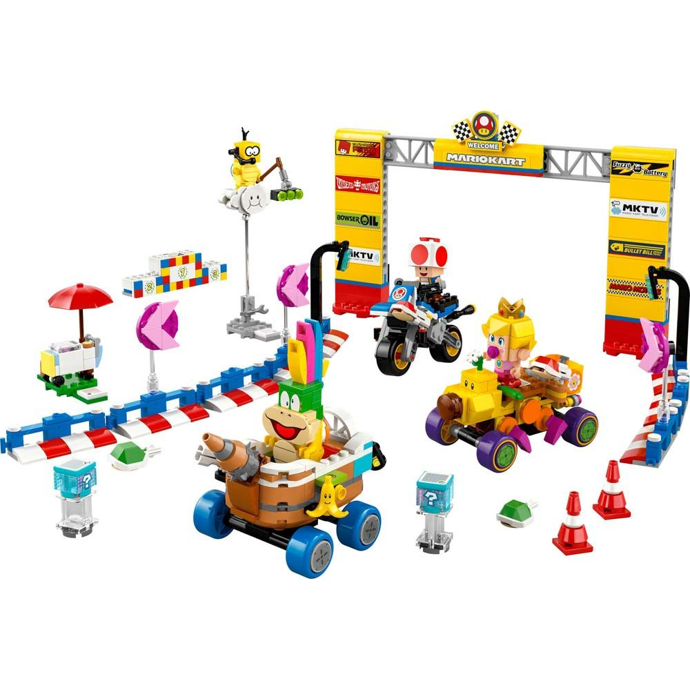 Mario Kart Baby Peach ja Grand Prix -setti LEGO Rakennuspalikat Super Mario 72036