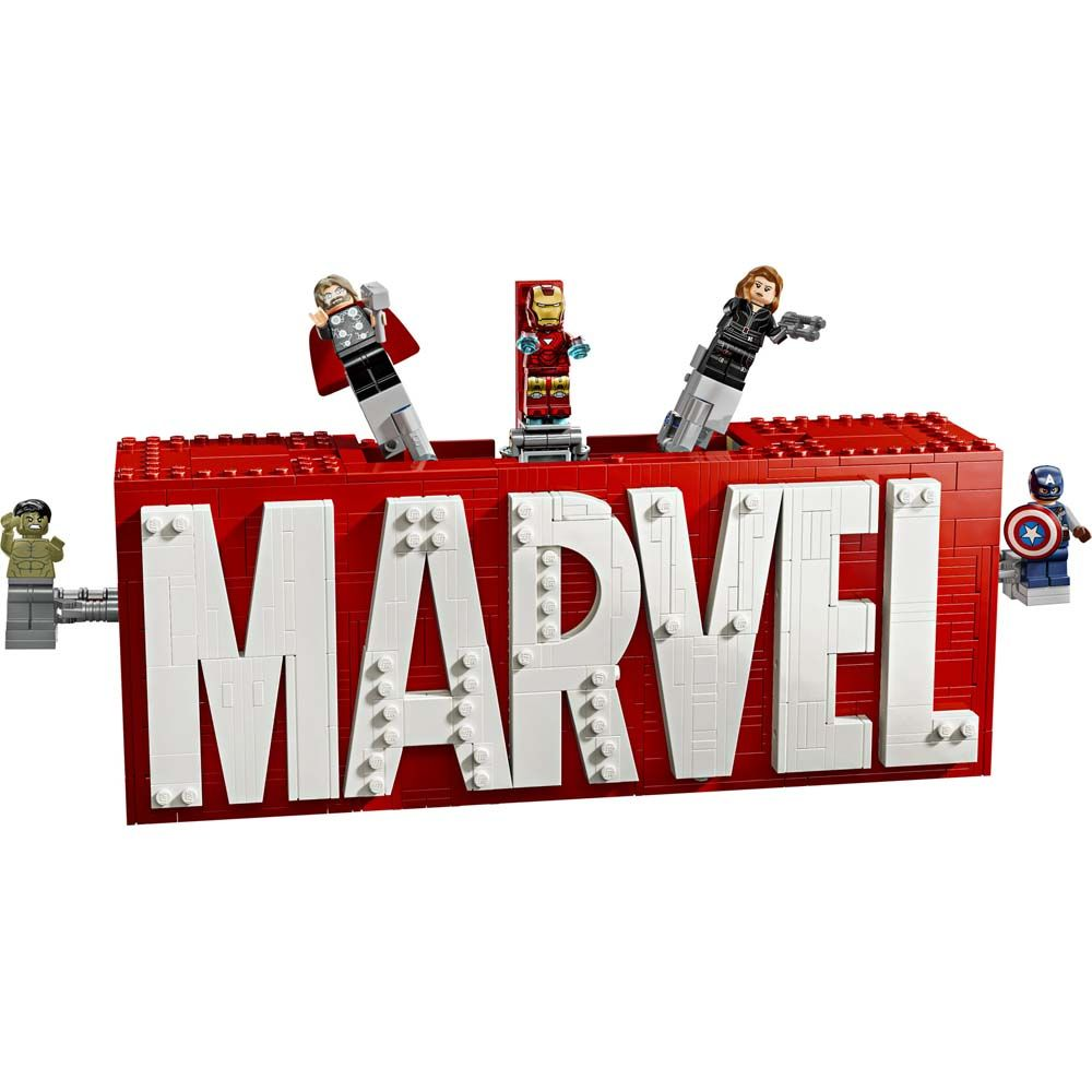 MARVEL logo ja minihahmot Lego Palikkasarjat Super Heroes 76313