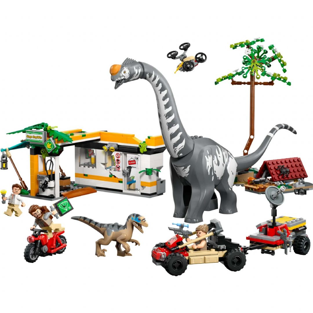 Raptorin ja tyrannosauruksen etsintätehtävä Lego Rakennuspalikat Jurassic World 76973