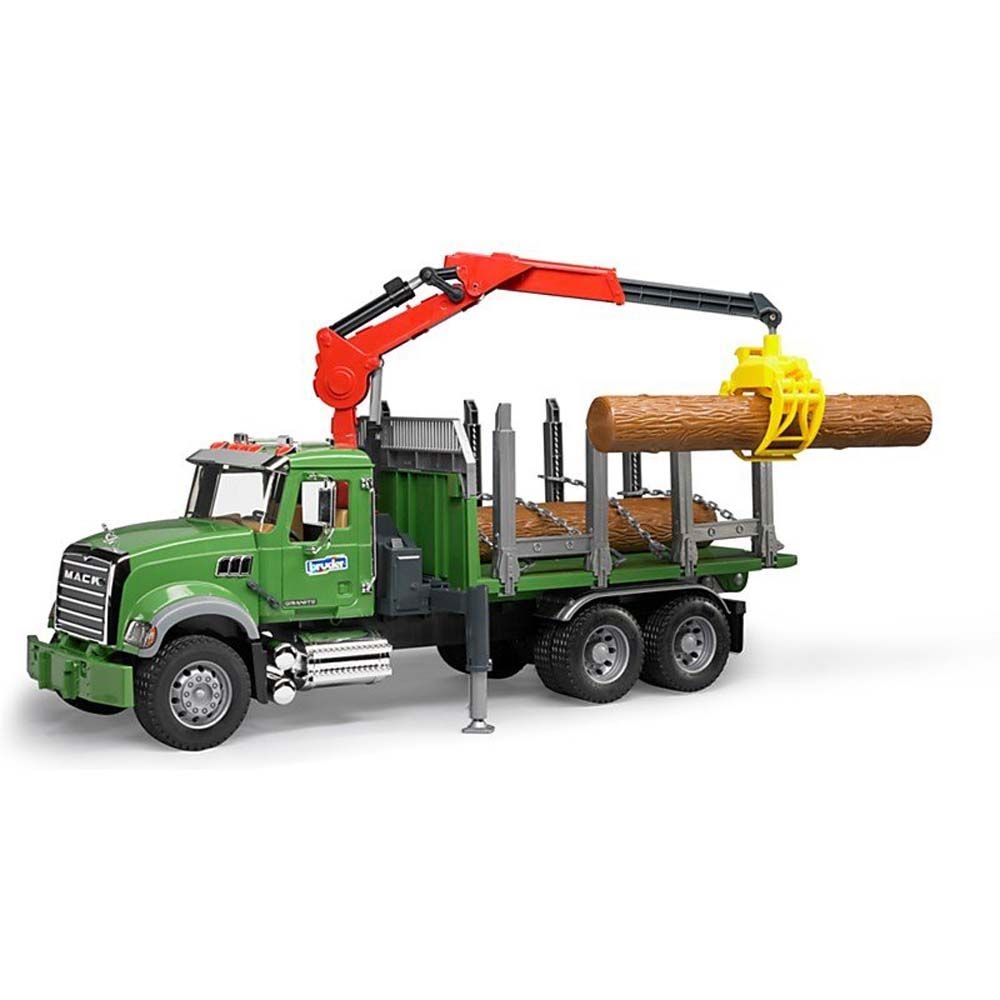 MACK Granite Timber truck Bruder Rakennuskoneet 02824