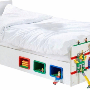 Rakennuspalikat juniorsänky ilman patjaa Lasten sänky 667774