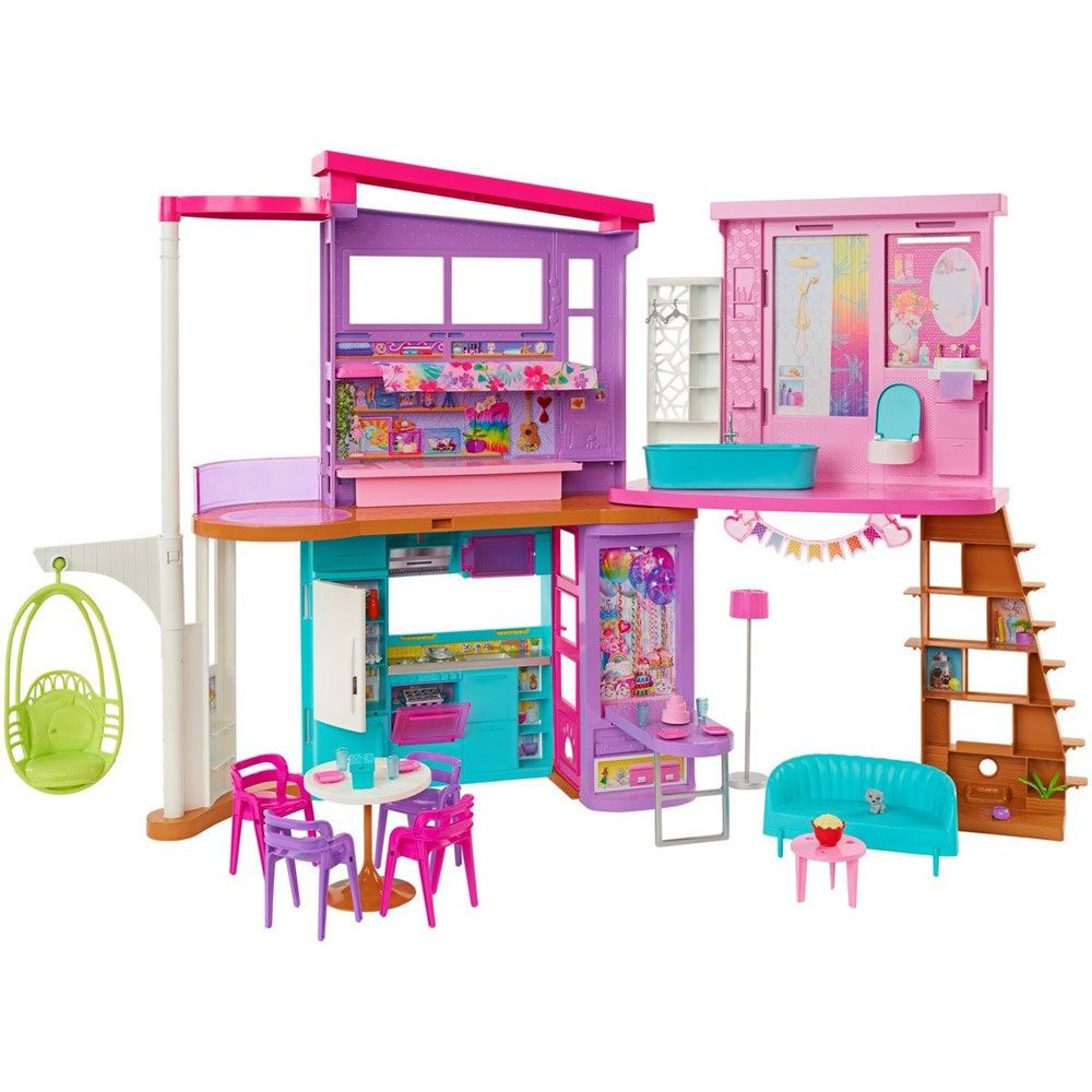Barbie Vacation House Playset Barbie Nukkekodit HCD50