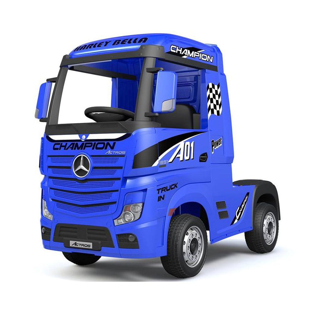 Mercedes Actros Kuorma-auto 12V, 4x12V, sininen Sähköauto lapsille 001821