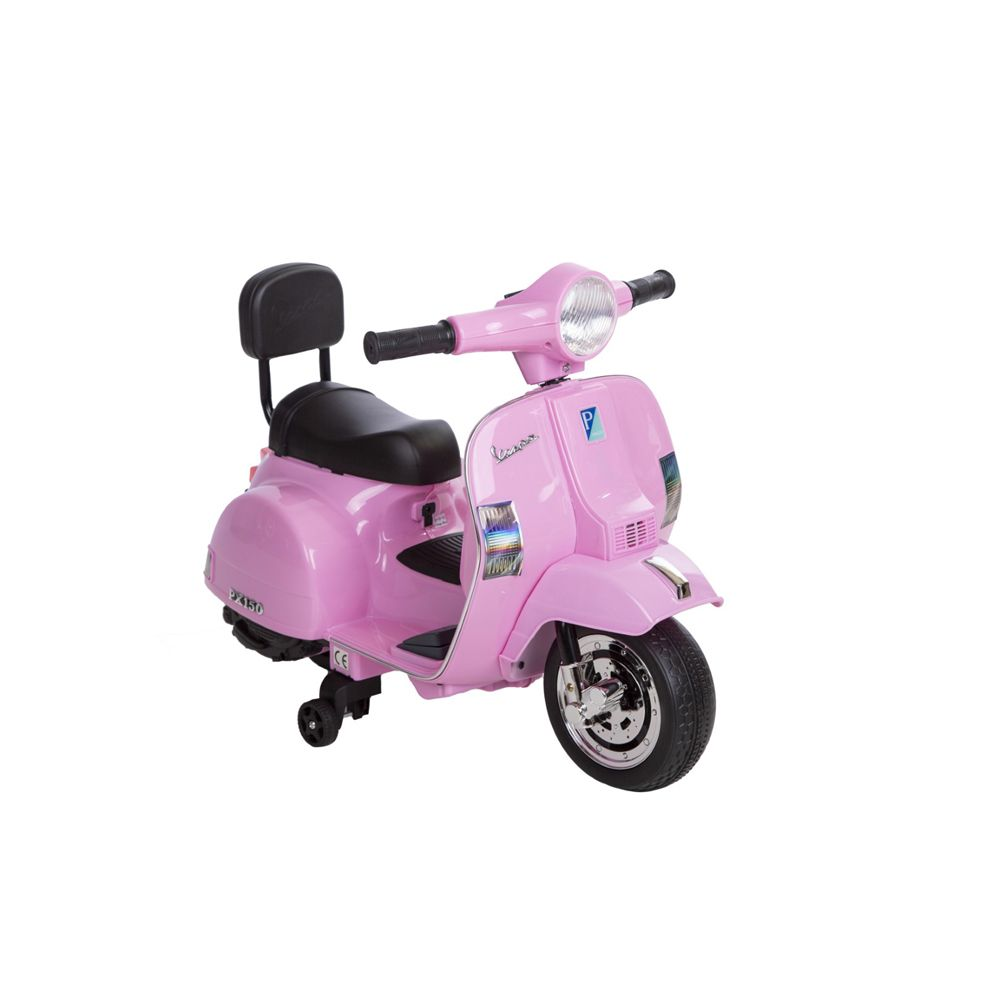 Vespa PX150 6V (Vaaleanpunainen) Sähköauto lapsille 002057
