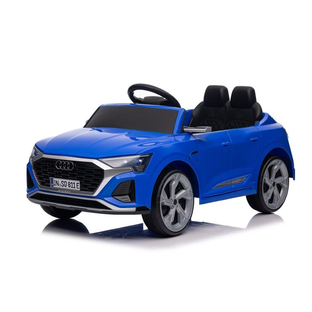 Audi SQ8 12V kumirenkailla ja nahkapenkillä Sähköauto lapsille 004242