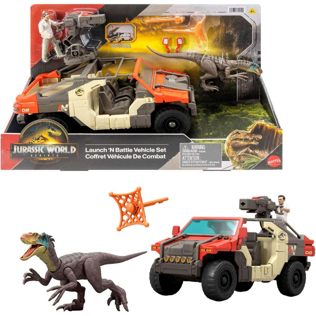 Jurassic World Laukaisu Taistelut Auto Jurassic World Dinosaur JGB59
