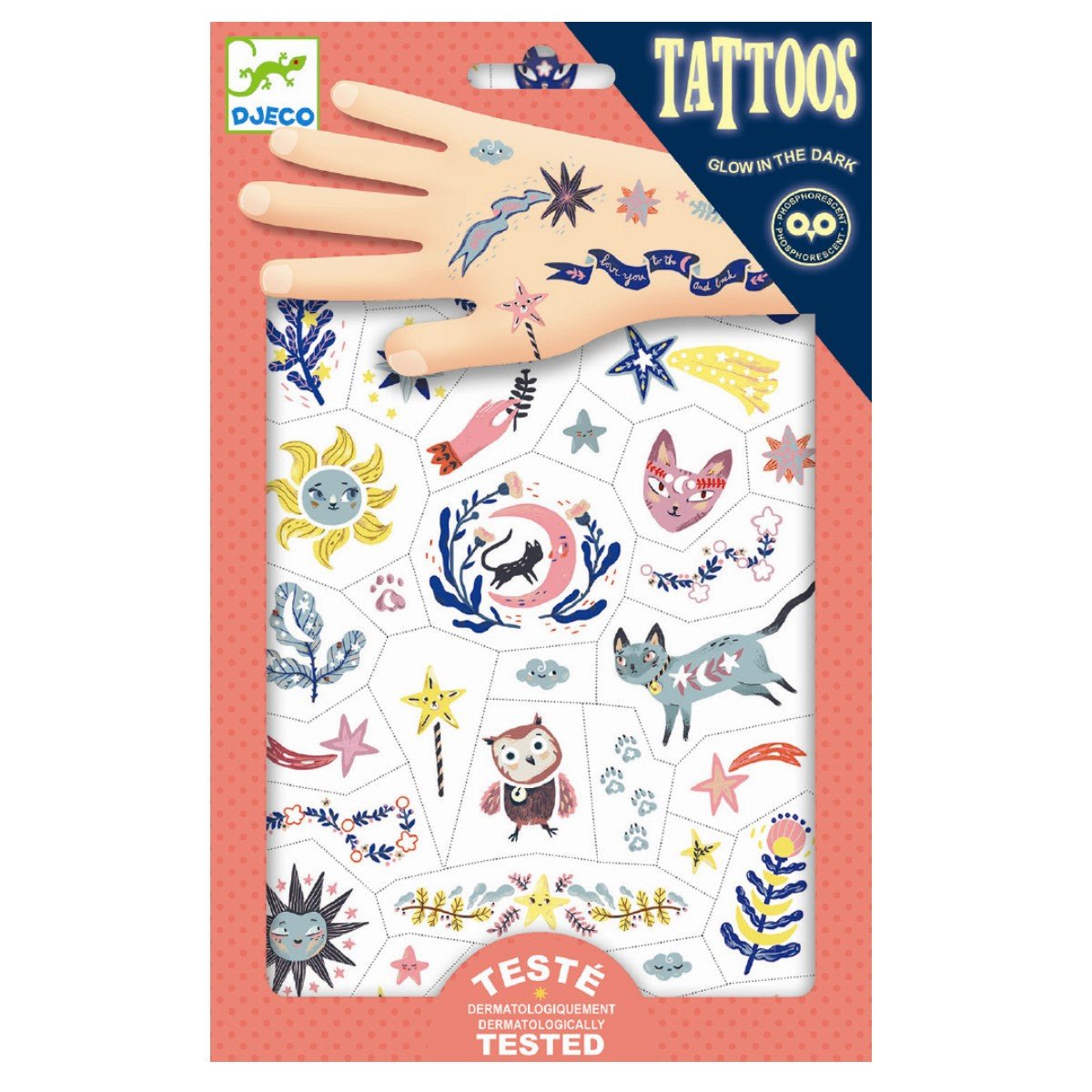 Djeco Tatuoinnit Sweet Dreams glow in the dark