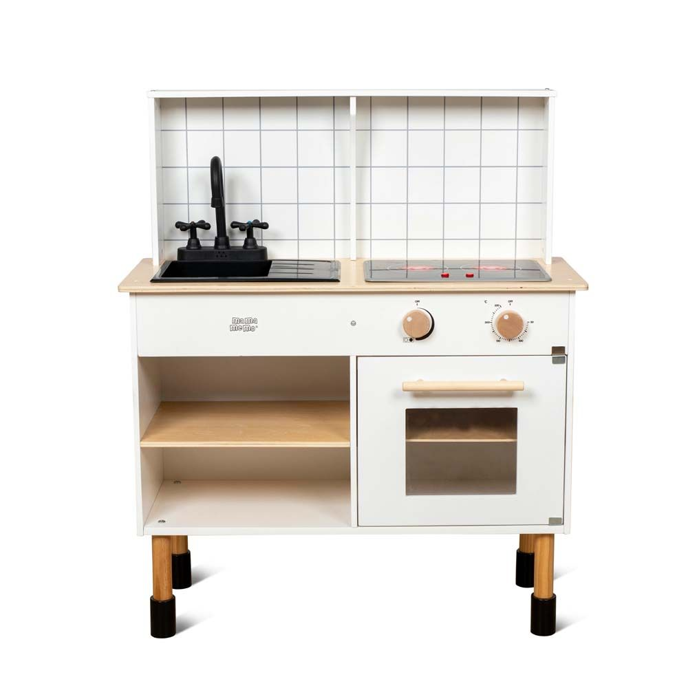 Leikkikeittiö sähkölevyllä MaMaMeMo Puulelu 85675