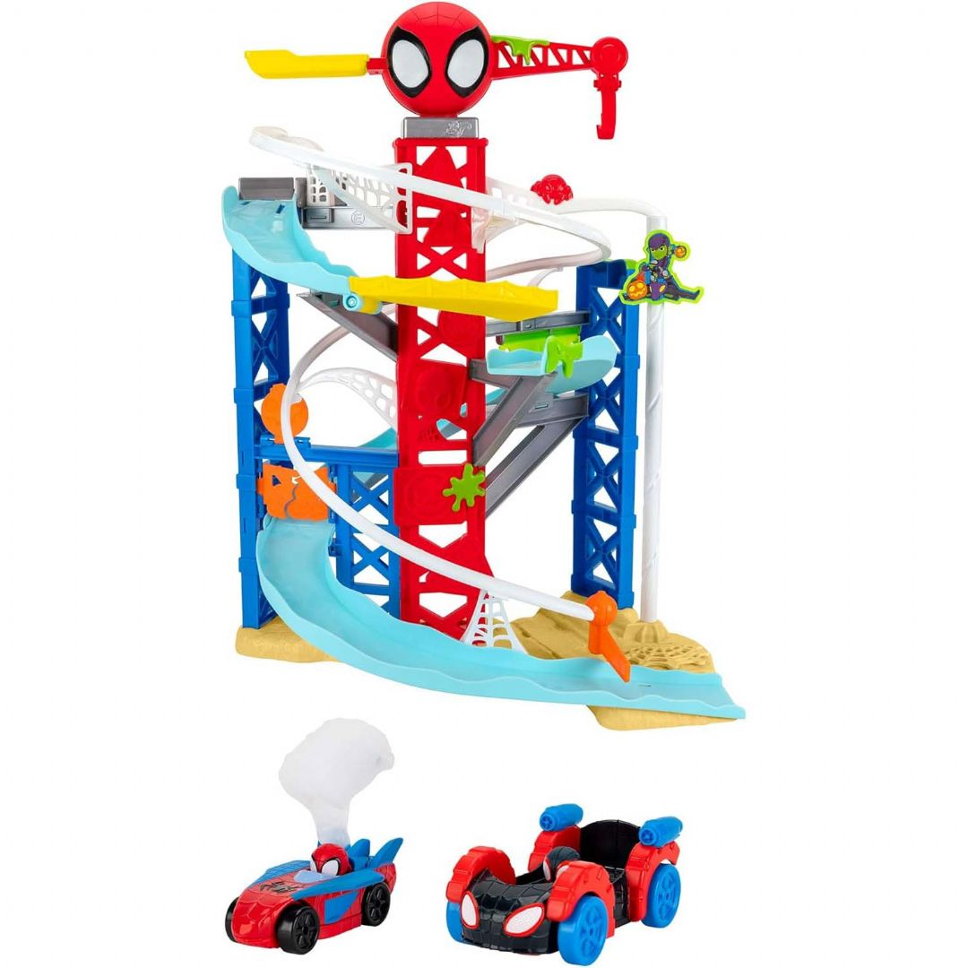 Spidey ja hänen ystävänsä Rakennus Autorata Spidey & His Amazing Friends Hahmot Ajoneuvoratase