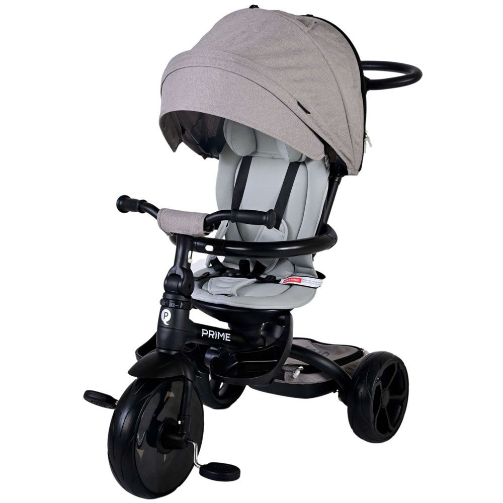 Tricycle Prime 4 in 1 Harmaa QPlay Kolmipyörä 8146