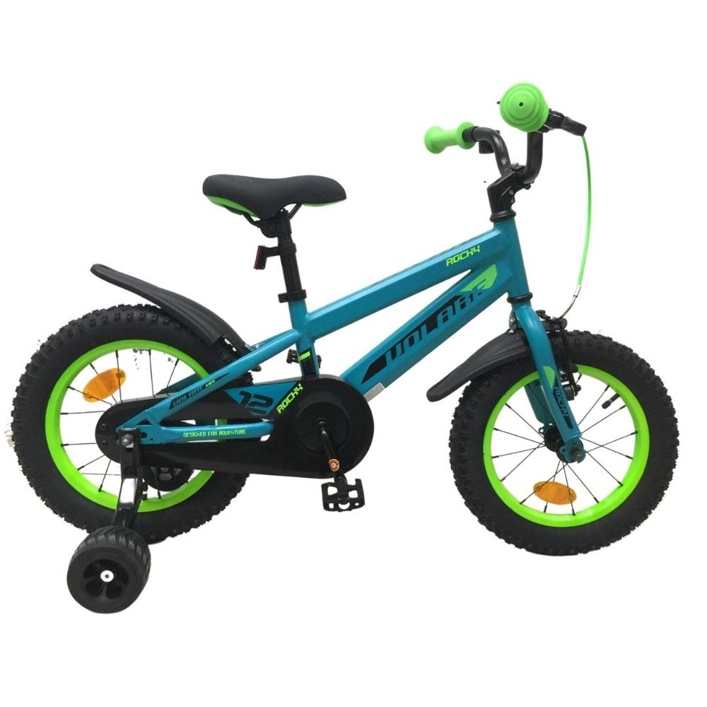Rocky Lastenpyörä 14 tuumaa Vihreä Lastenpyörät 213274