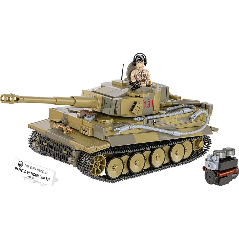 Panzer VI Tiger I nro 131 Cobi Historialliset Rakennuspalikat 3123