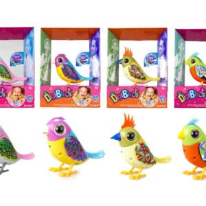 Digibirds Laulava Interaktiivinen Lintu 50 Melodiaa (Lajitelma 4 väriä)