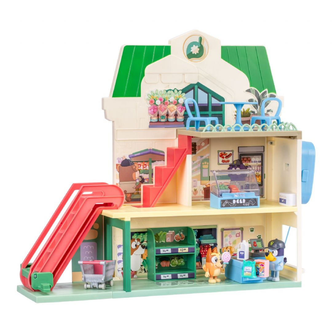 Bluey Supermarket Leikkisetti äänellä Bluey Leikkisetti 189184