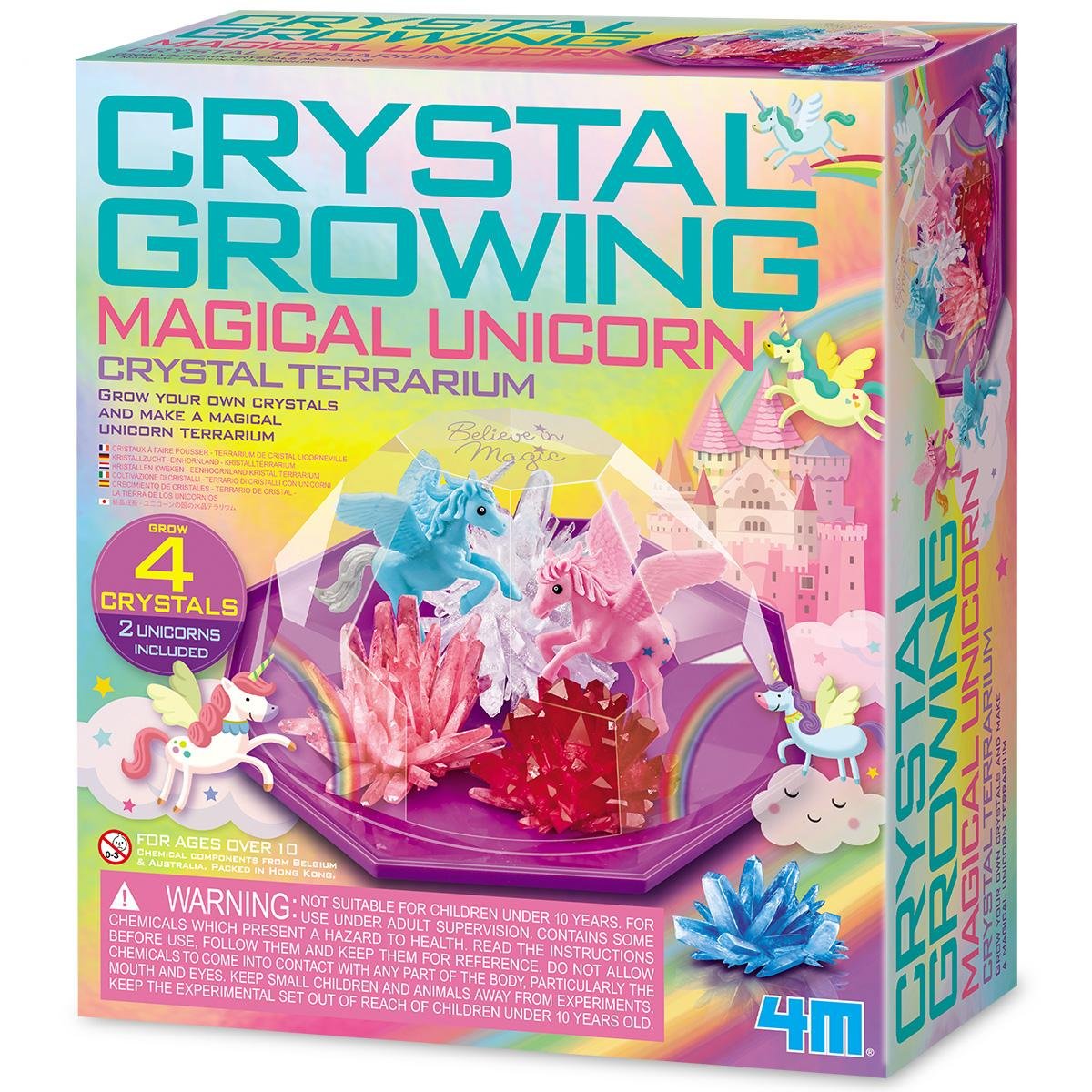 4M KidzLabs Crystal Growing Taianomainen Kristallinkasvatus Setti Yksisarviset