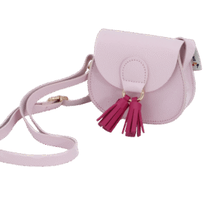 Kis Me Lasten Olkalaukku Vaaleanpunainen Pinkillä Tupsulla