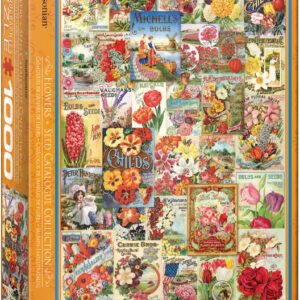 Eurographics Puzzle 1000 Palan Palapeli Seed Catalogue Collection