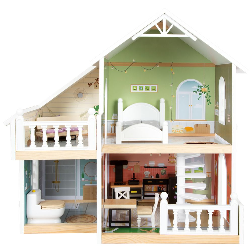 Nukkekoti kaupunkihuvila small foot nukkekoti 12277