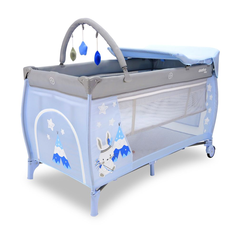 Viikonloppusänky ja hoitopöytä Asalvo pinnasänky 18212