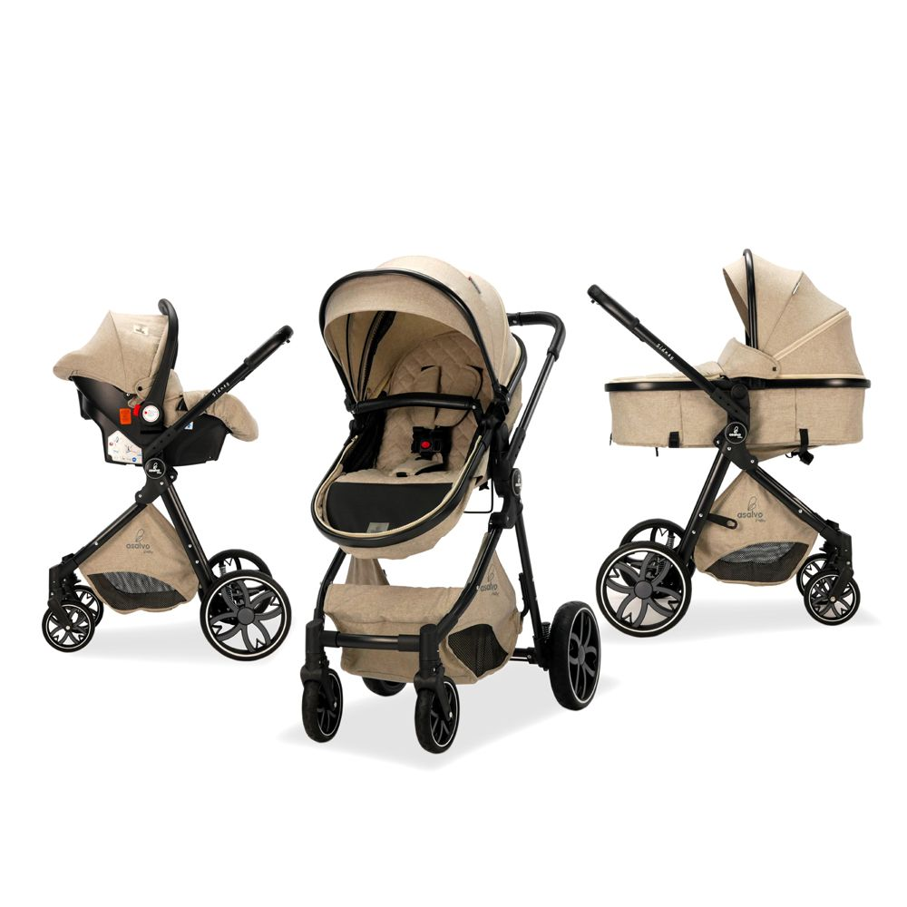 Convertibel, Sidney/Beige Asalvo Sateenvarjorattaat 19608