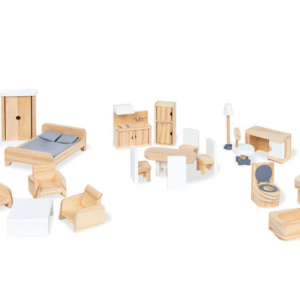 Nukkekalusteet 20 osaa Pinolino Nukkekoti 048006