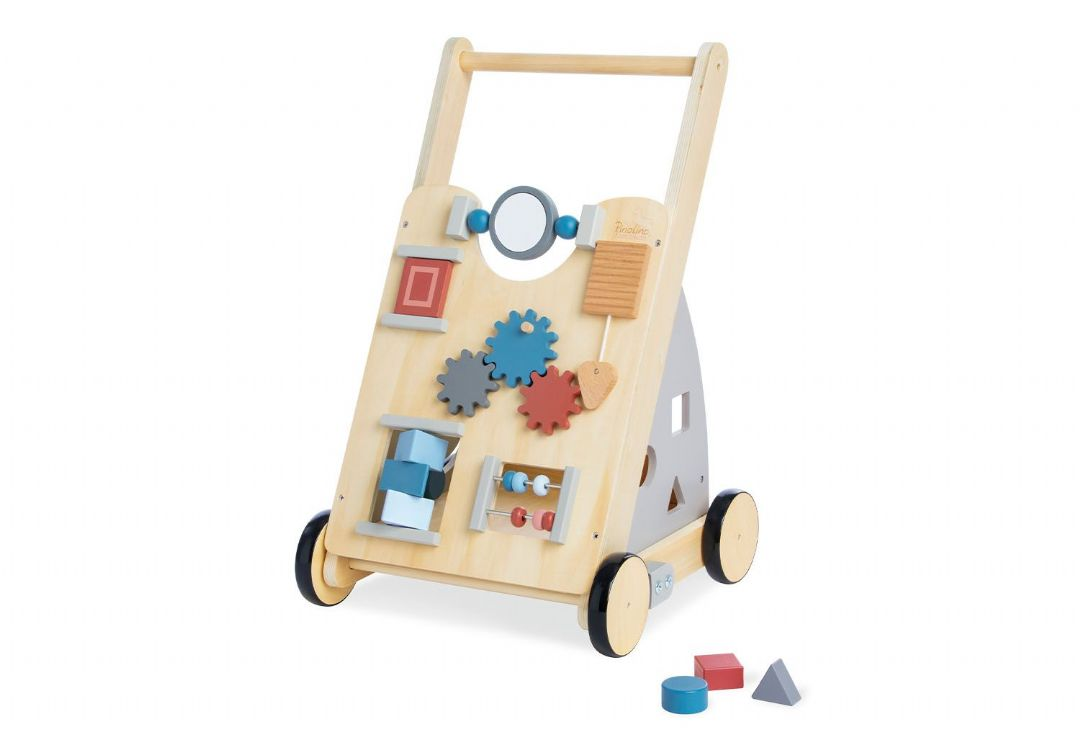 Aktiviteettikärry Titus, harmaa Pinolino Vauvan Lelut 049638