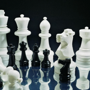 Rolly Suuret shakkinappulat ja -ruudut Rolly Toys pihashakki 218707+218752