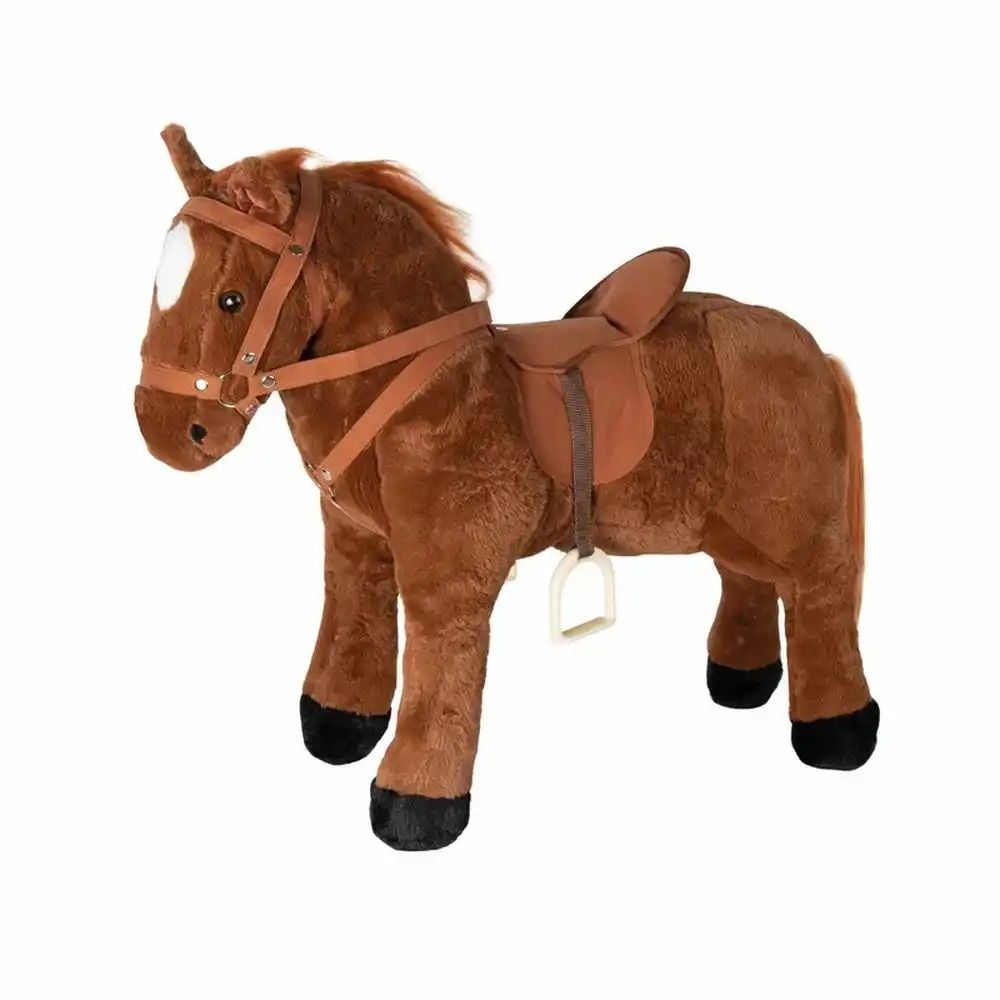Seisova hevonen äänellä 70 cm Hevonen Pehmolelu 40401