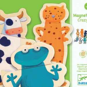 Djeco Magnetics Crazy Puinen Magneettinen Palapeli