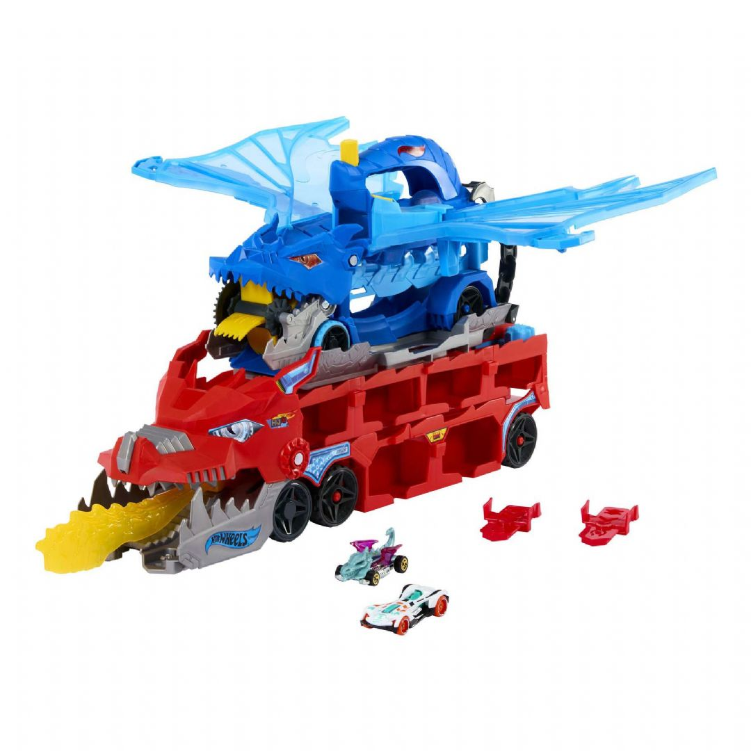 Hot Wheels Ultimate Dual Dragon Hauler Hot Wheels Autot Leikkisetti JBM72