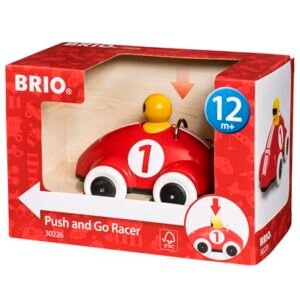 Brio Push&Go Kilpa-auto Punainen