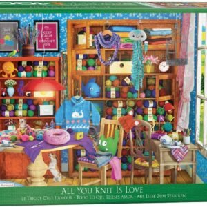 Eurographics 1000 Palan Palapeli All you Knit is Love