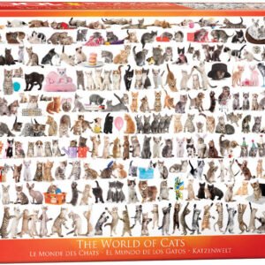 Eurographics 1000 Palan Palapeli The World of Cats