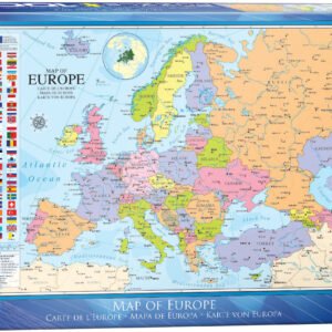 Eurographics 1000 Palan Palapeli Map Of Europe