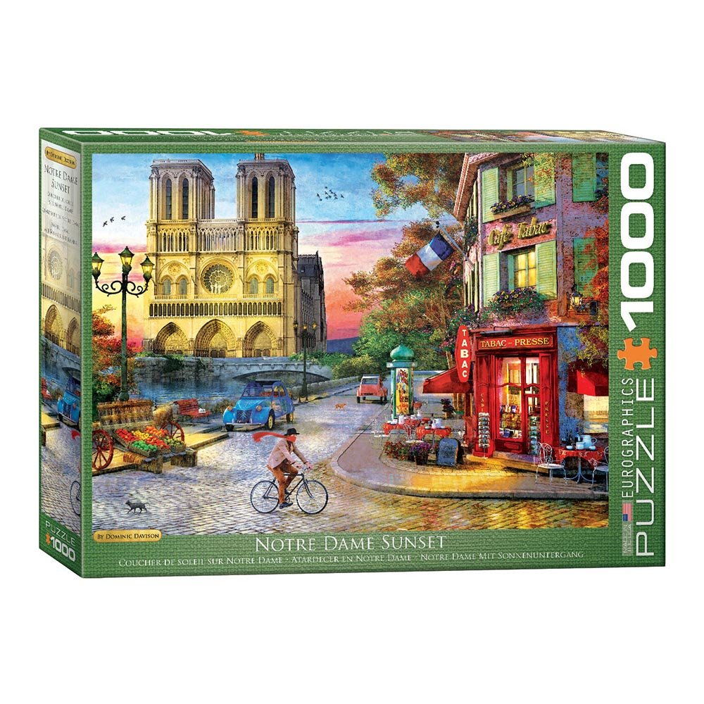 Eurographics 1000 Palan Palapeli Notre Dame Sunset