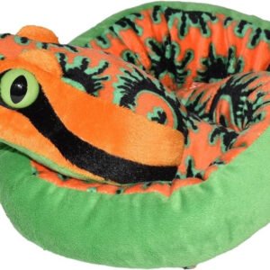 Wild Republic Vihreä Käärme Helistimellä Pehmolelu 137cm