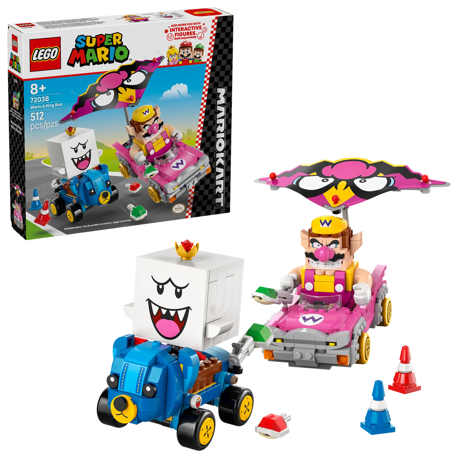LEGO 72038 Mario Kart™ – Wario ja King Boo