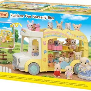 Sylvanian Families 5744 Avattava 3-Kerrosbussi Leikkipuistolla